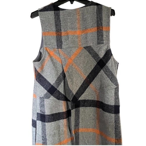 FAVLUX•Gray Plaid Vest - Picture 8 of 11